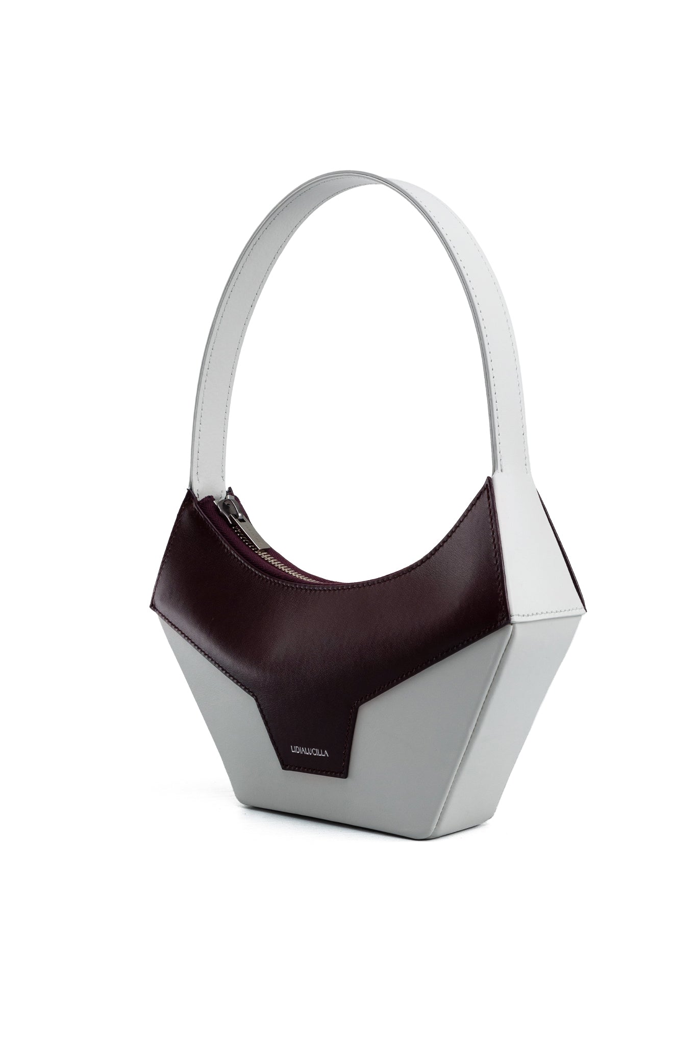 Gemstone Bicolor - Pure White and Plum