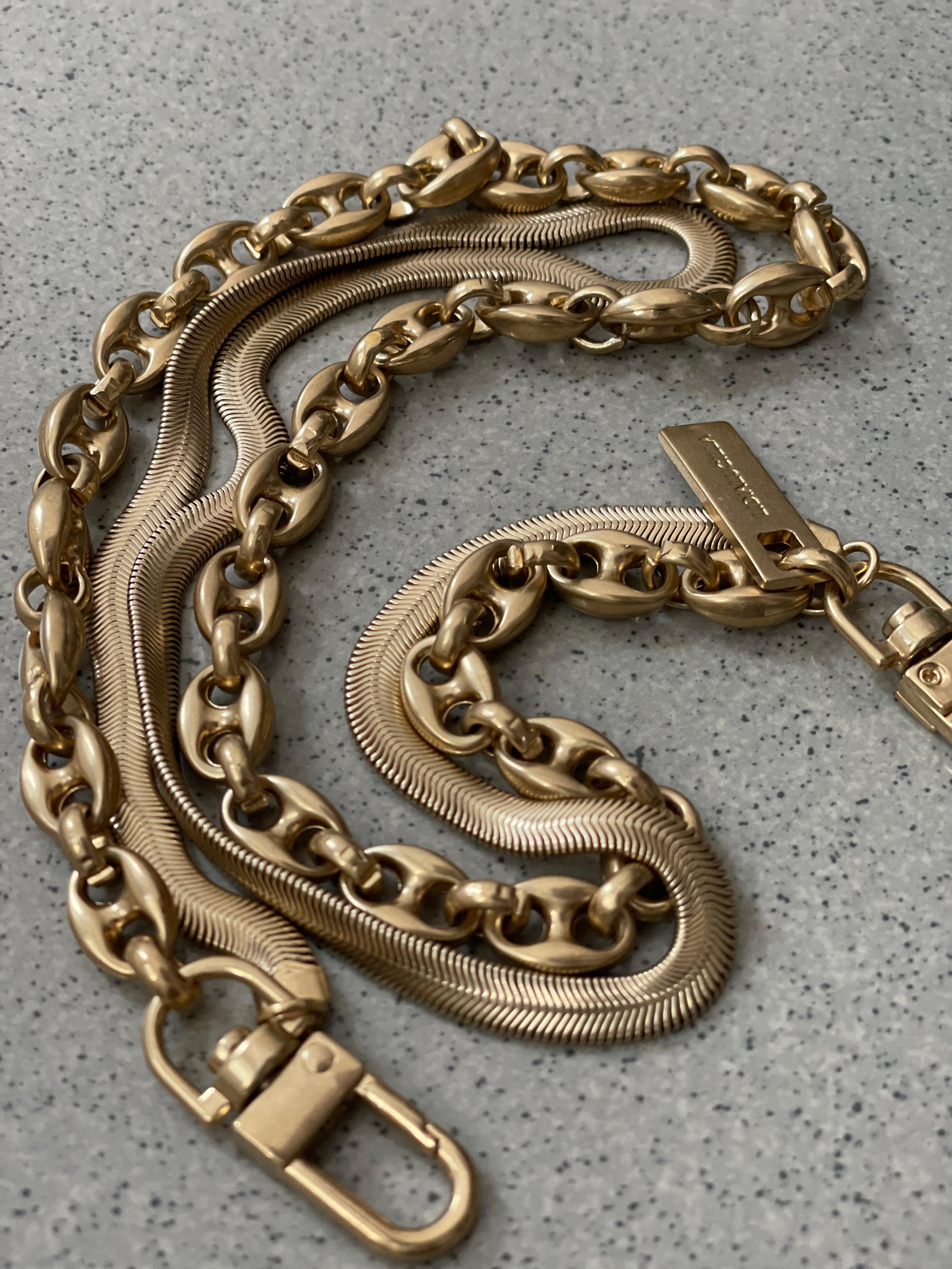 Double Chain Strap/Necklace for Bauteaux bag