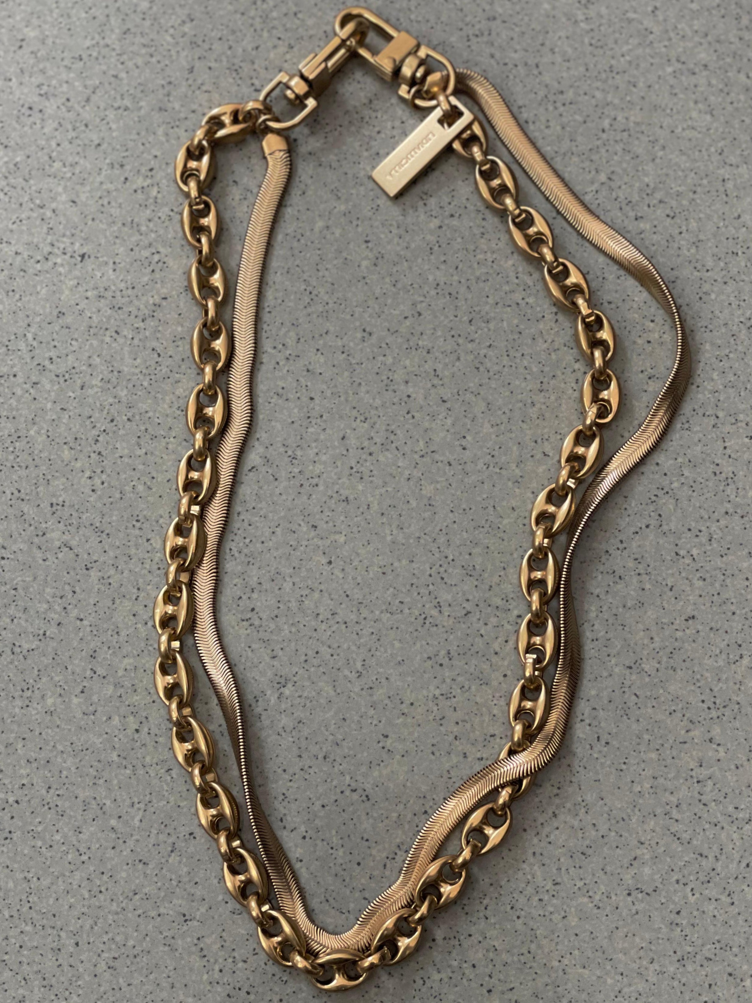 Double Chain Strap/Necklace for Bauteaux bag